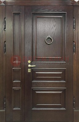 Полуторная металлическая дверь с виноритом ДВТ-253